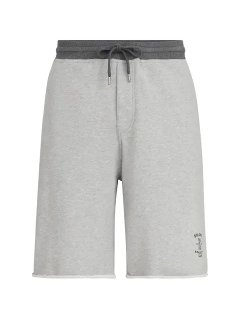 Brunello Cucinelli cotton French terry bermuda shorts with embroidery