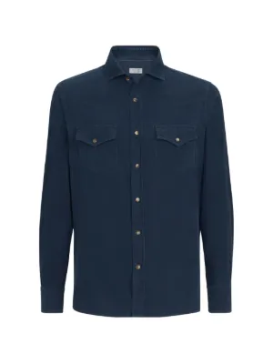 Brunello Cucinelli デニムシャツ | ブルー | FARFETCH JP