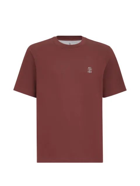 Brunello Cucinelli cotton jersey crew-neck T-shirt with logo