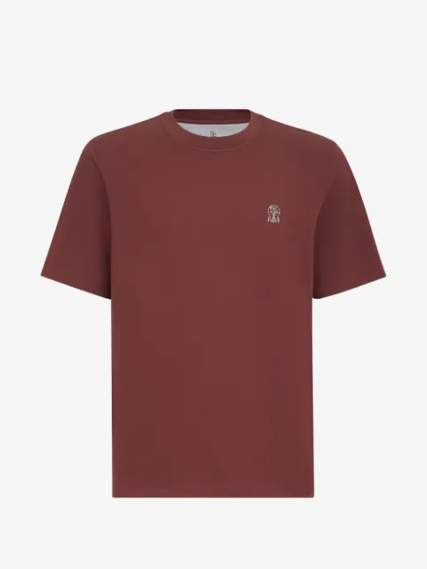 Brunello Cucinelli cotton jersey crew-neck T-shirt with logo
