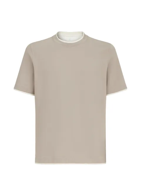 Brunello Cucinelli layered-effect T-shirt