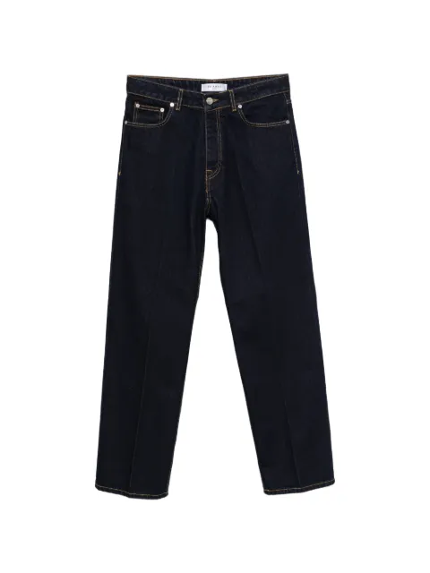 BE ABLE contrast-stitch loose-fit jeans