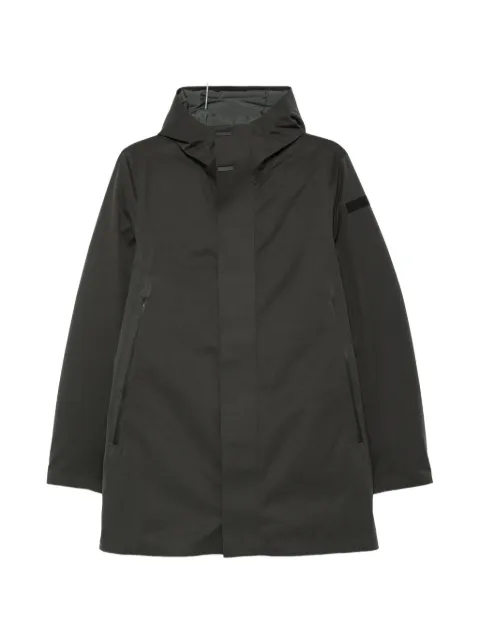 RRD hooded logo-patch coat