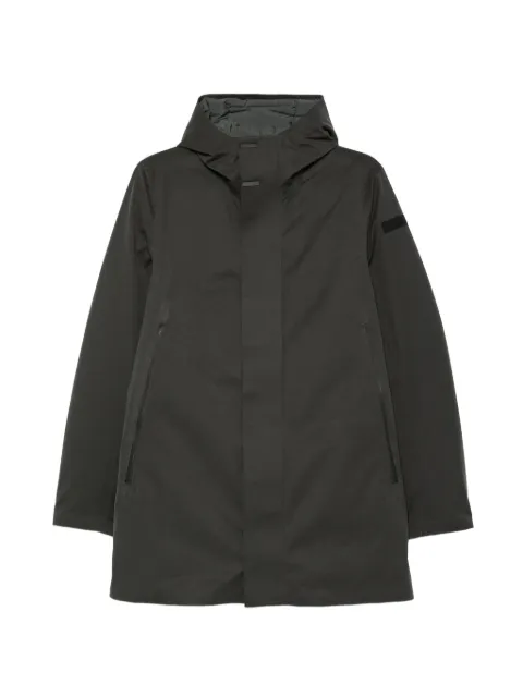 RRD hooded logo-patch coat