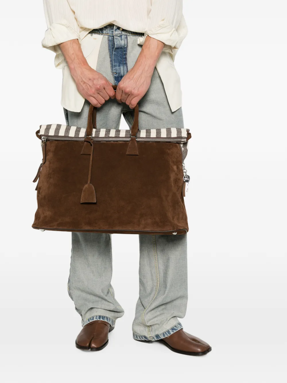 Maison Margiela 5AC shopper met tapijt-effect Bruin