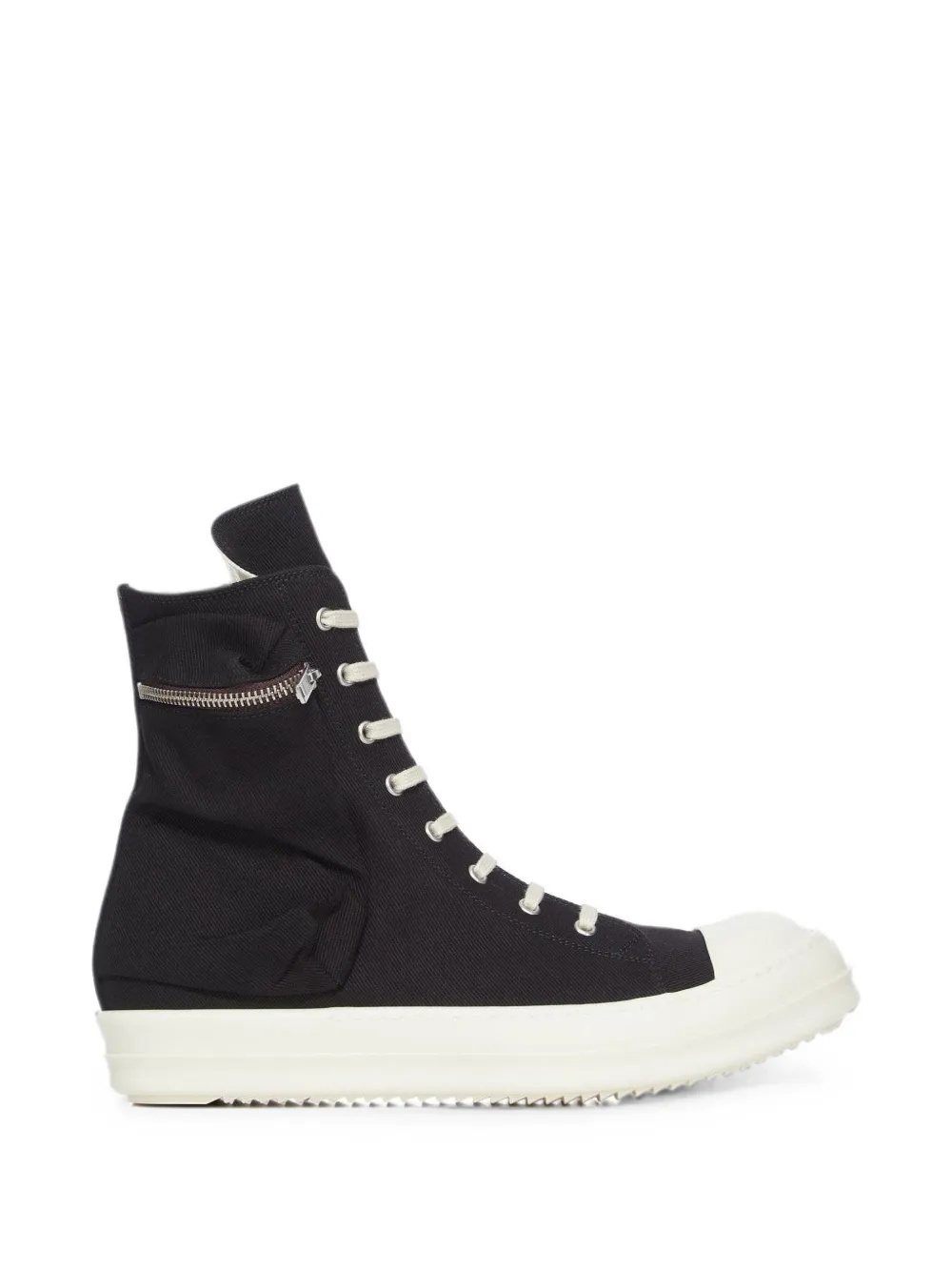 Rick Owens DRKSHDW Cargo Sneaks high-top cotton sneakers Zwart