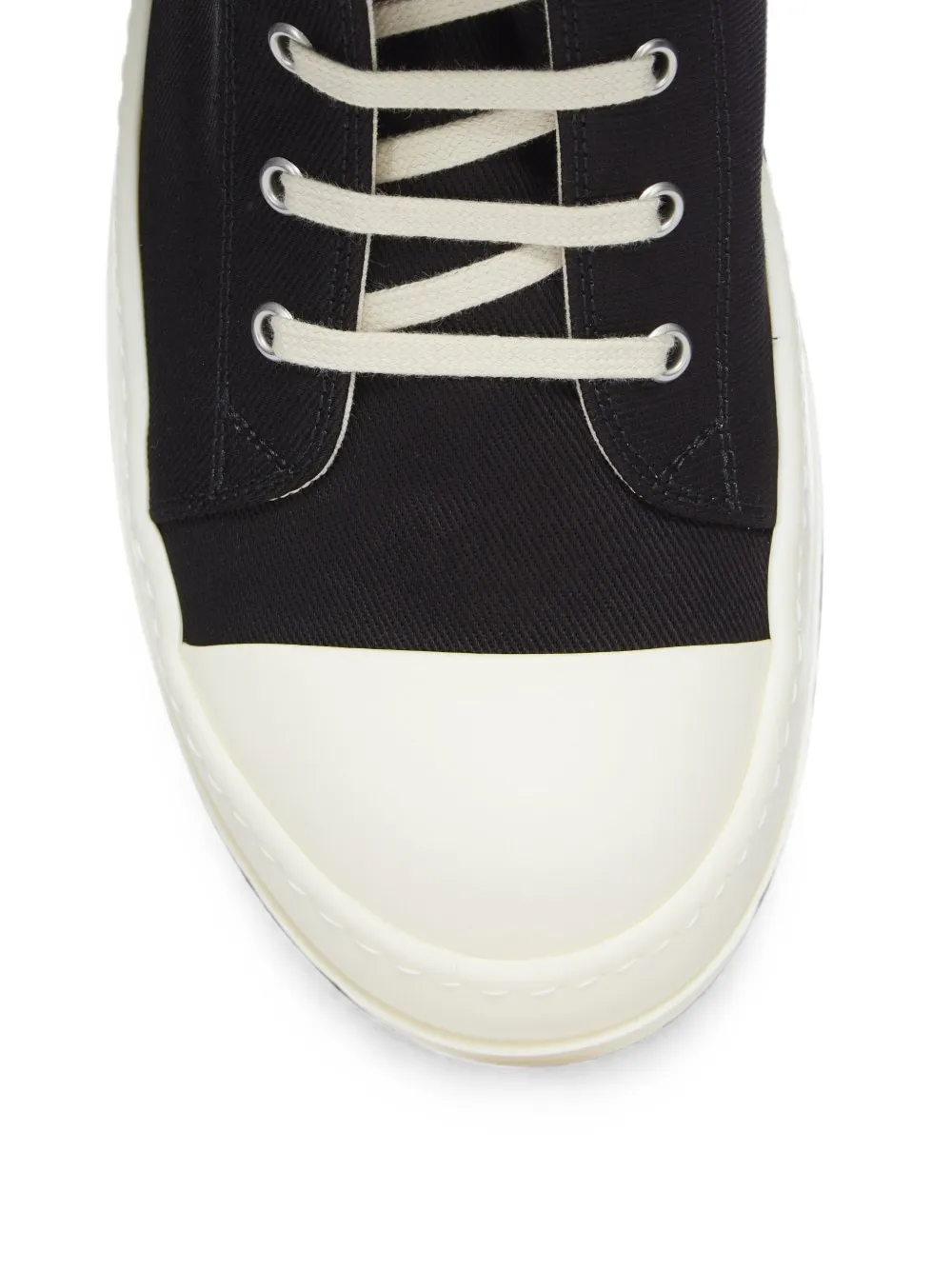 Rick Owens DRKSHDW Cargo Sneaks high-top cotton sneakers Zwart