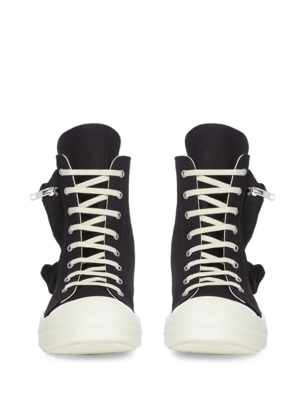 Rick Owens DRKSHDW Cargo Sneaks high-top cotton sneakers Zwart