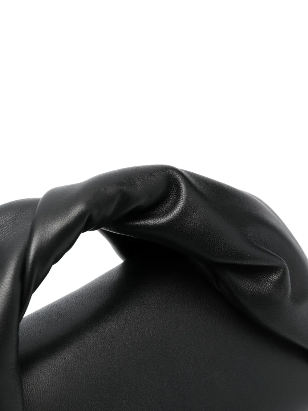 JW Anderson Twister leren shopper Zwart