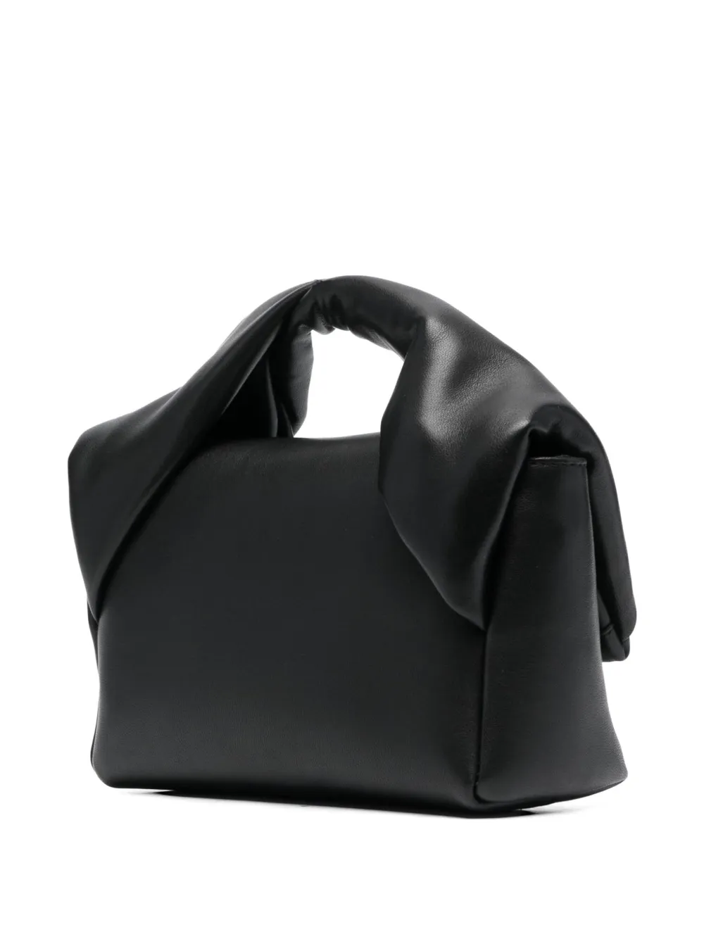 JW Anderson Twister leren shopper Zwart