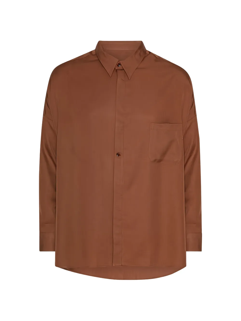 House Of The Very Islands Parker chest-pocket shirt - Marrone