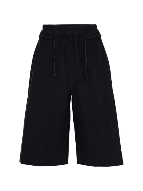 House Of The Very Islands Teo seersucker wide-leg shorts