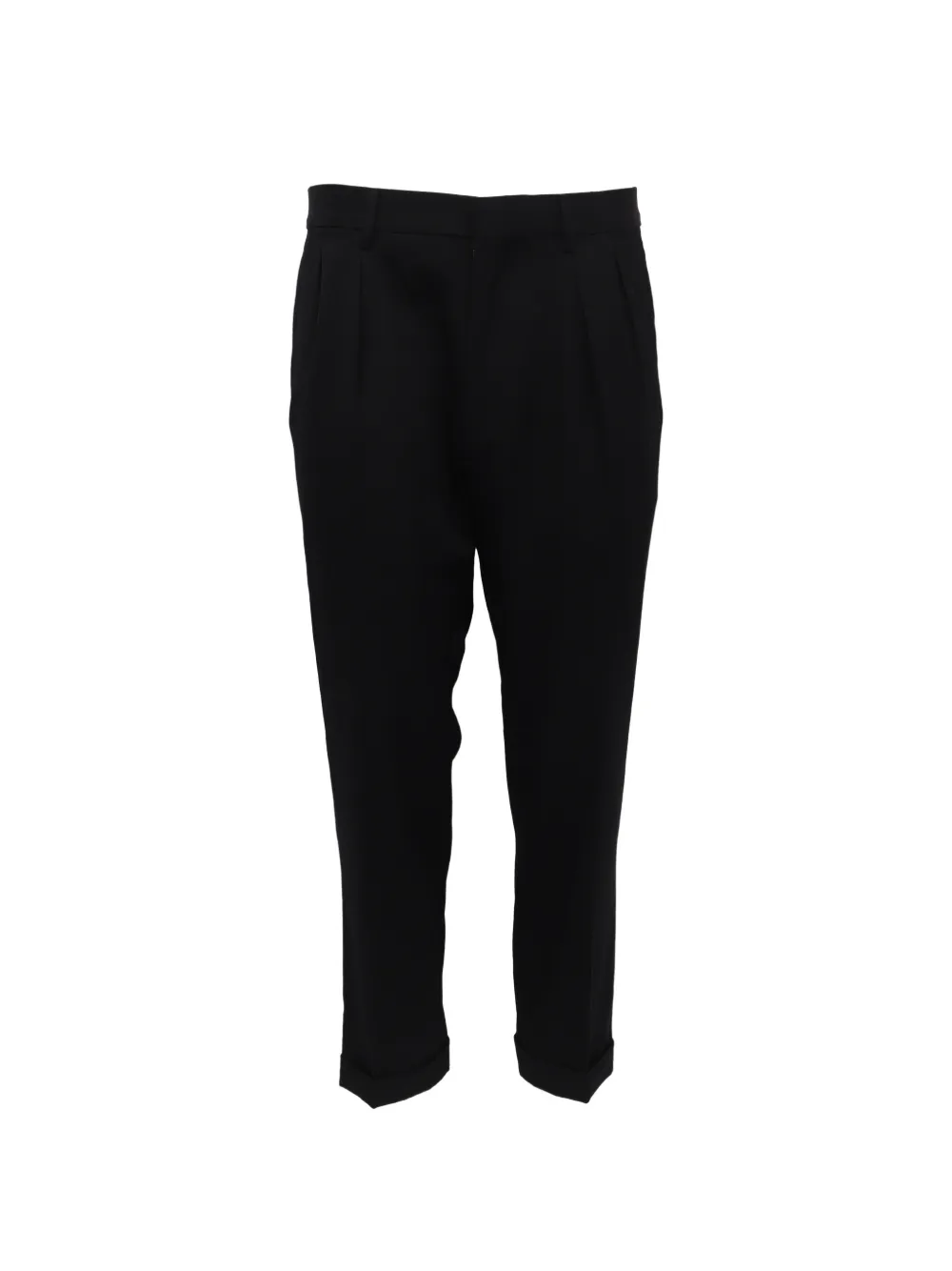 Tom Ford Vintage pleated cropped trousers - Nero