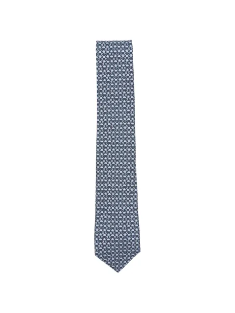 Ferragamo Gancini floral-print tie