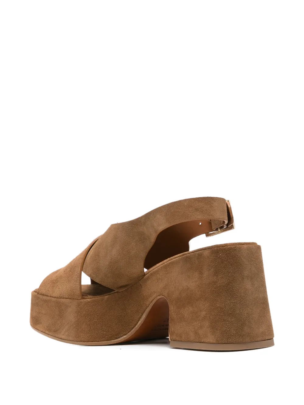 curiositè crossover-strap platform sandals Bruin