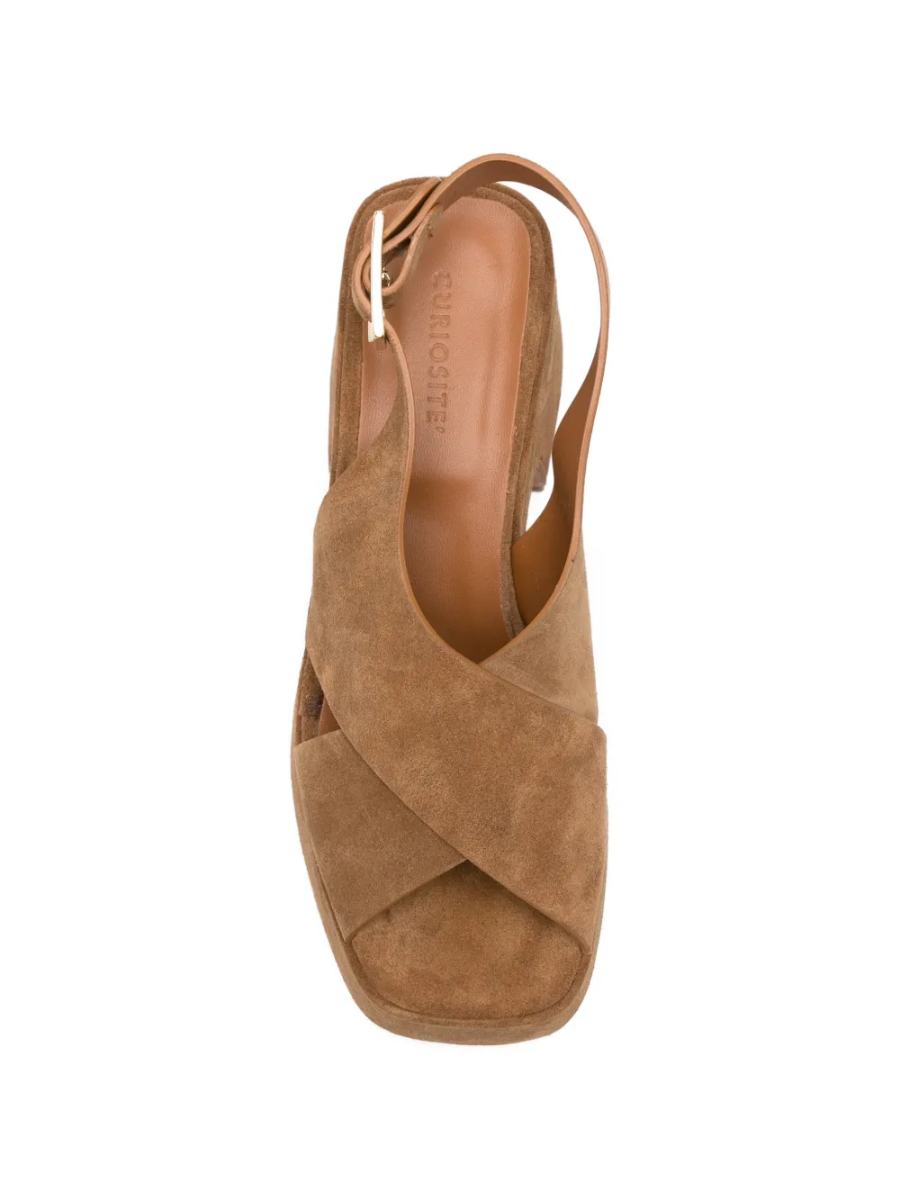 curiositè crossover-strap platform sandals Bruin