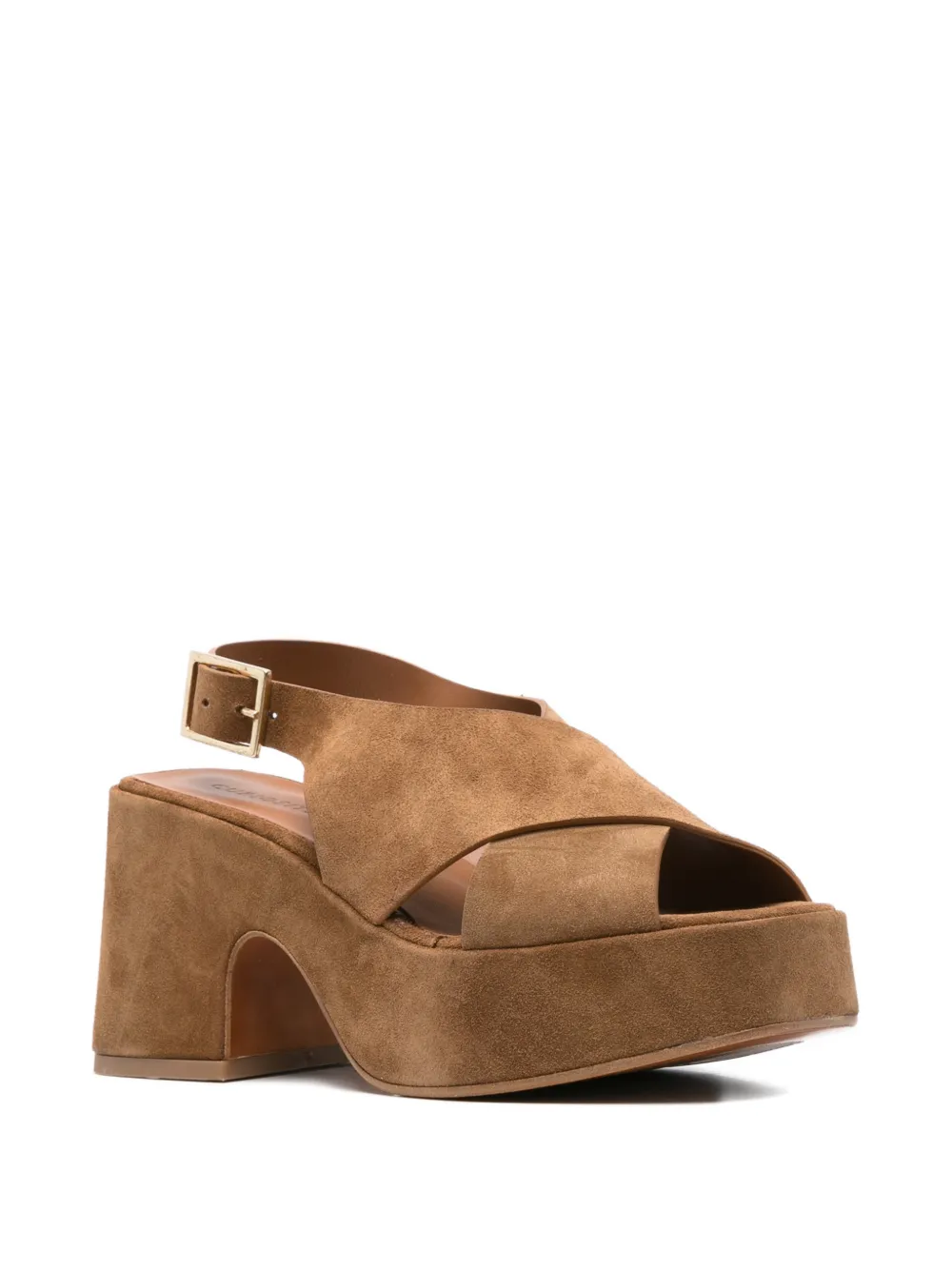 curiositè crossover-strap platform sandals Bruin