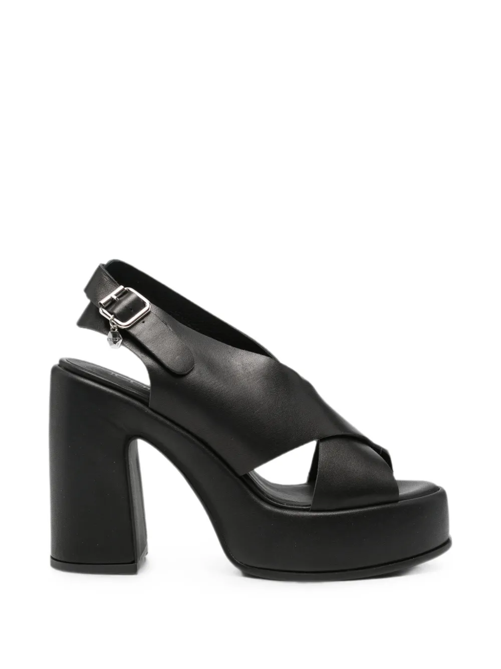 Cult Bjork crossover sandals Zwart