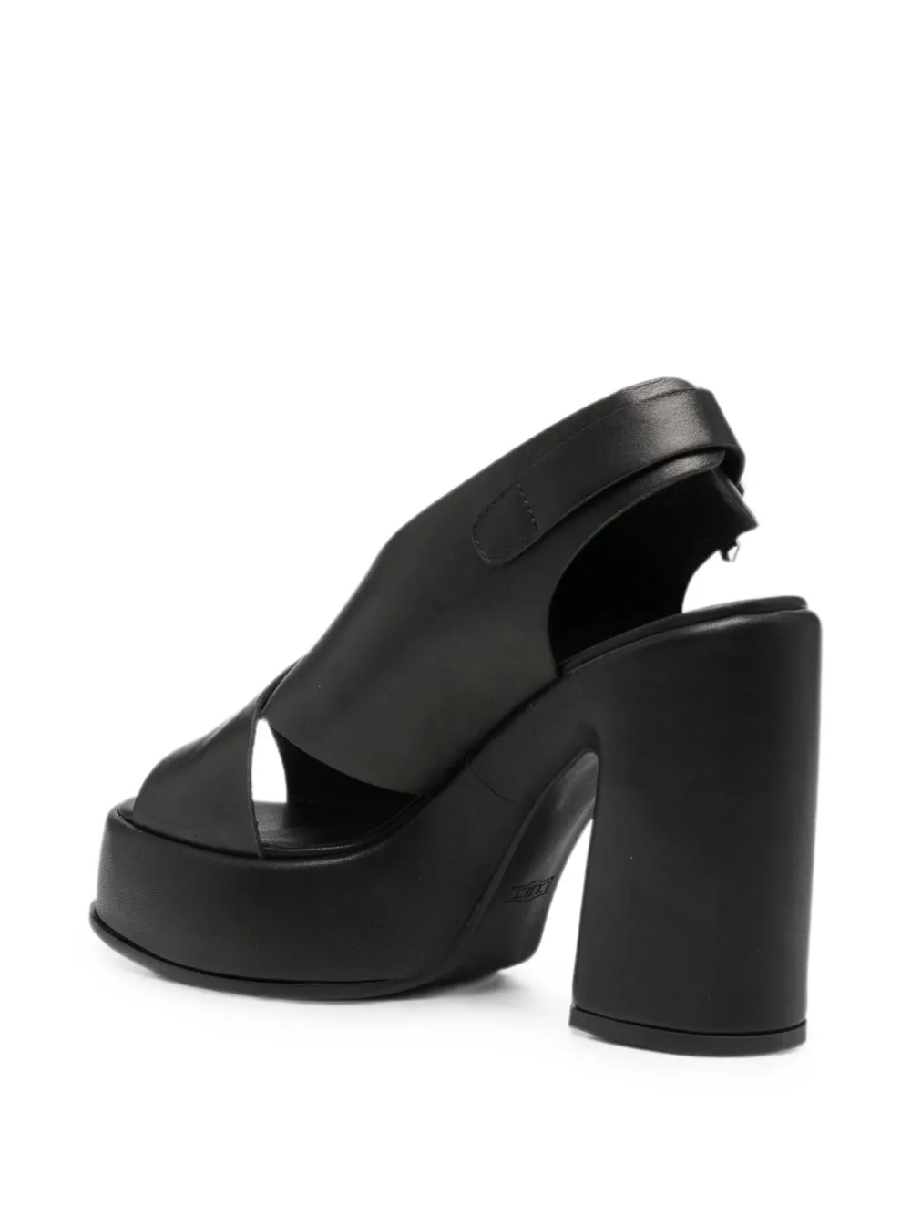 Cult Bjork crossover sandals Zwart