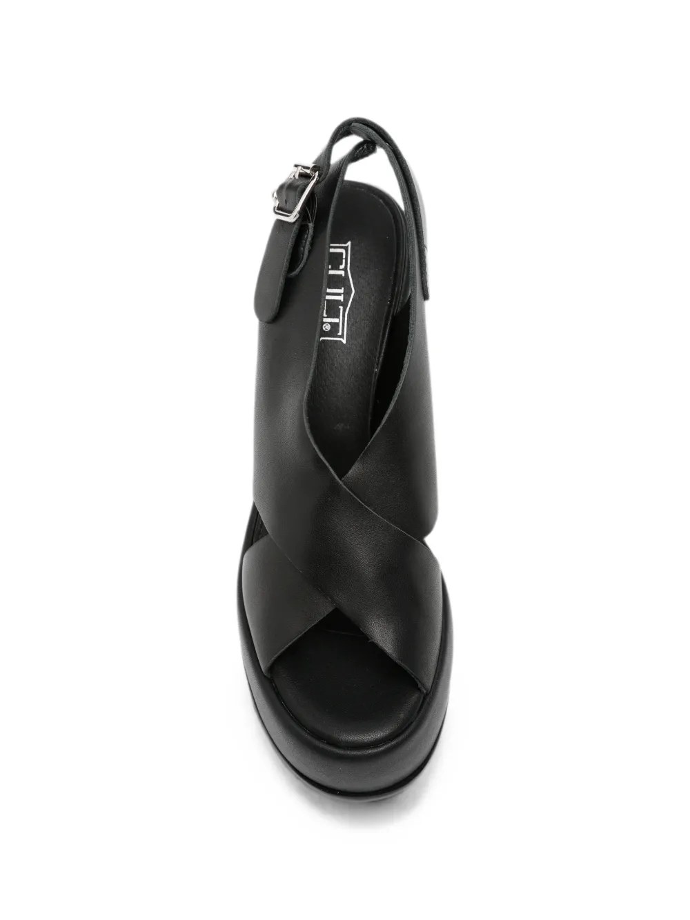 Cult Bjork crossover sandals Zwart