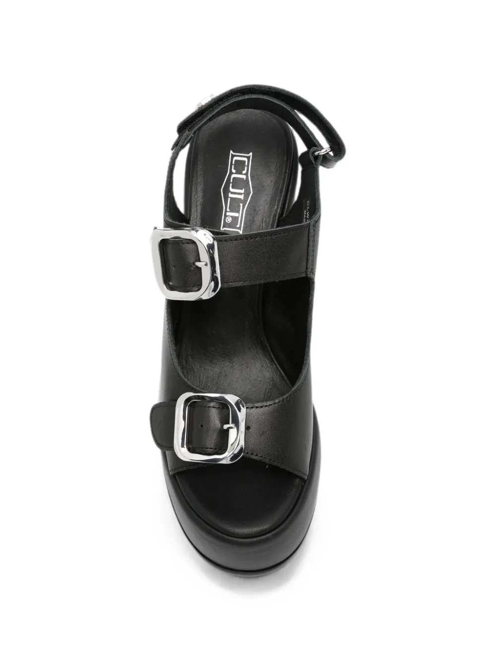 Cult Bjork buckle-detail sandals Zwart