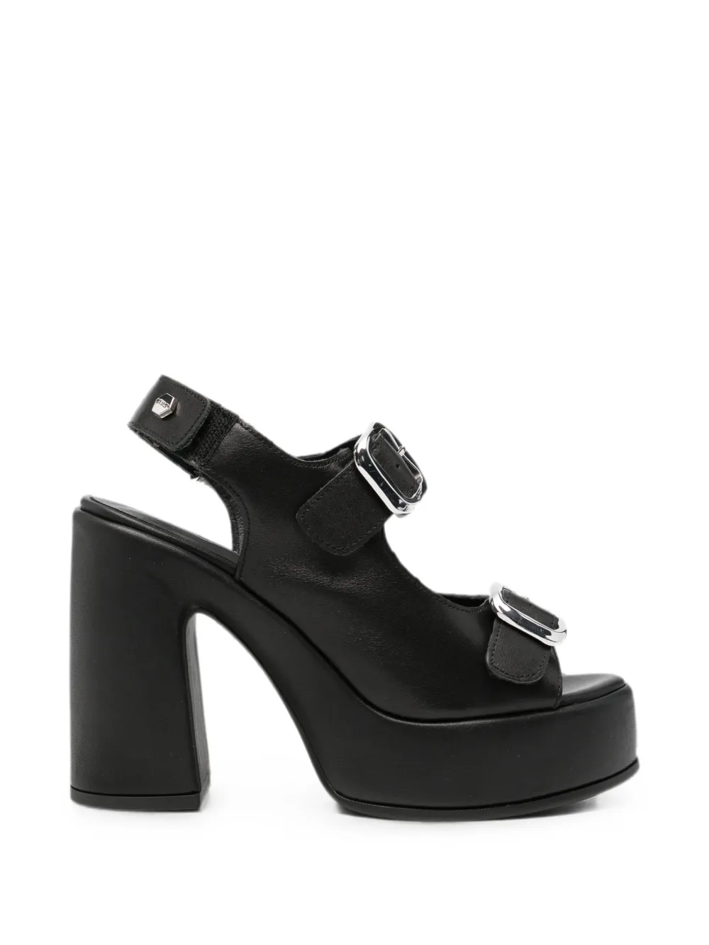 Cult Bjork buckle-detail sandals Zwart