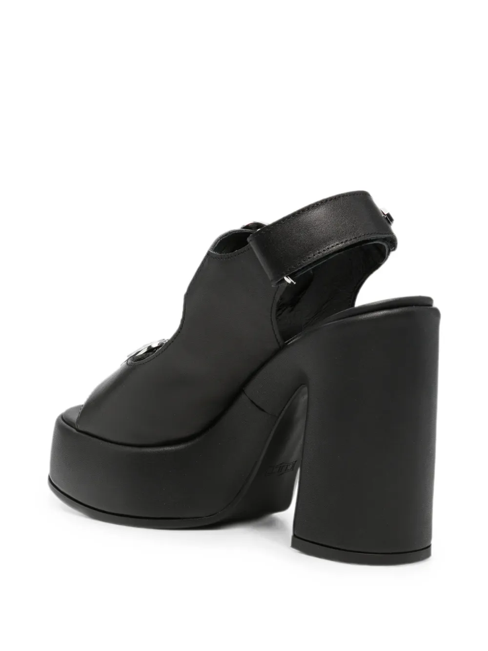 Cult Bjork buckle-detail sandals Zwart