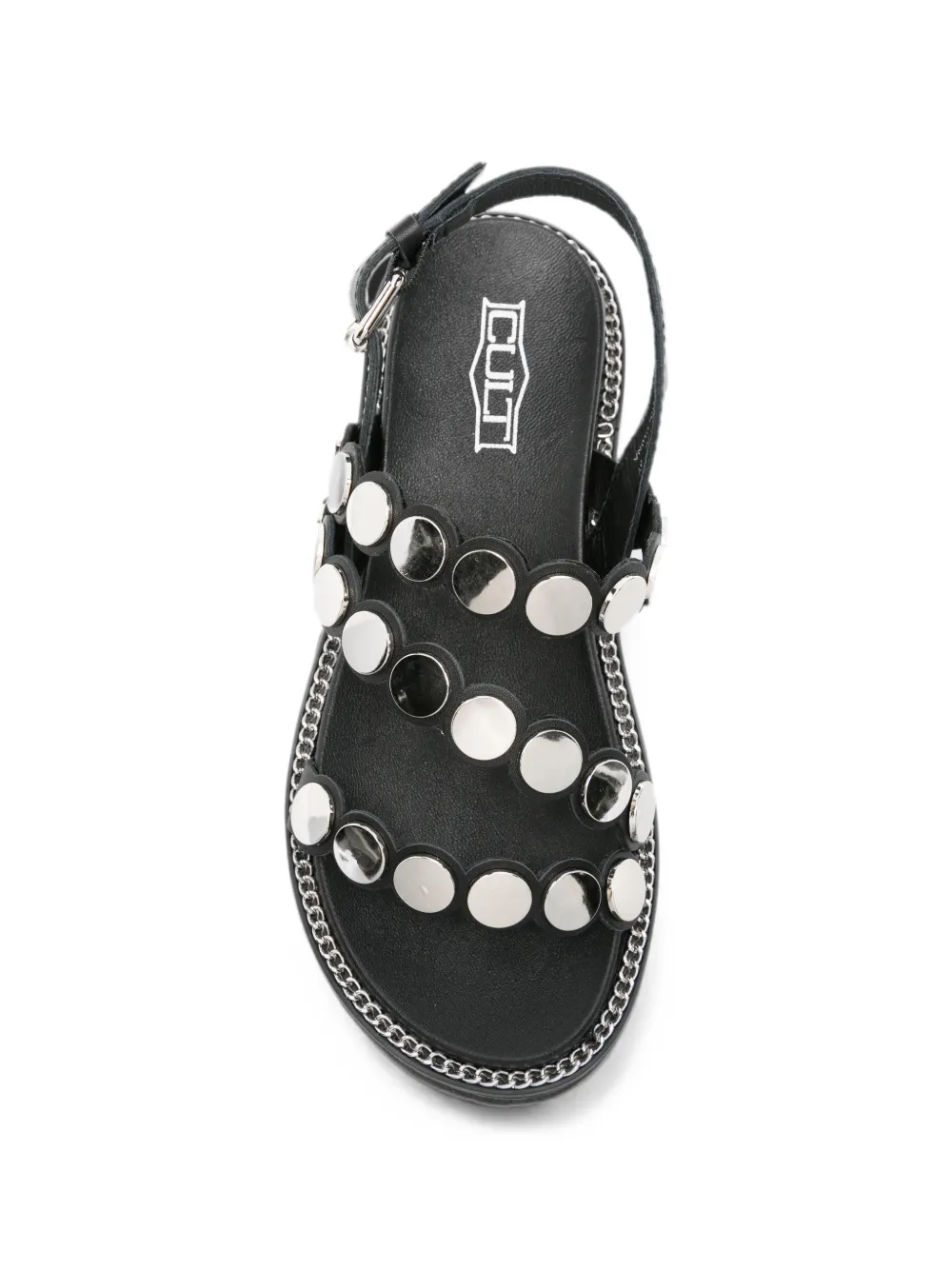 Cult Ziggy sandalen verfraaid met studs Zwart