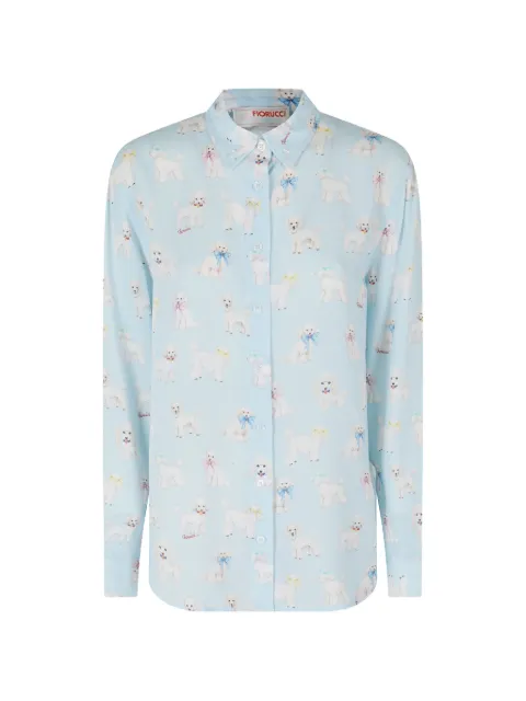 Fiorucci poodle-print shirt