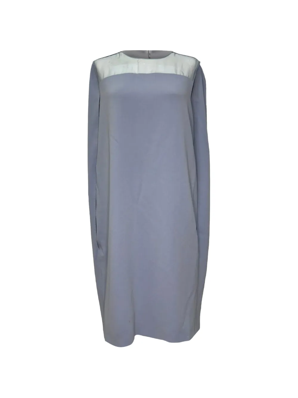 Max Mara Sospiro cape shift dress - Blu