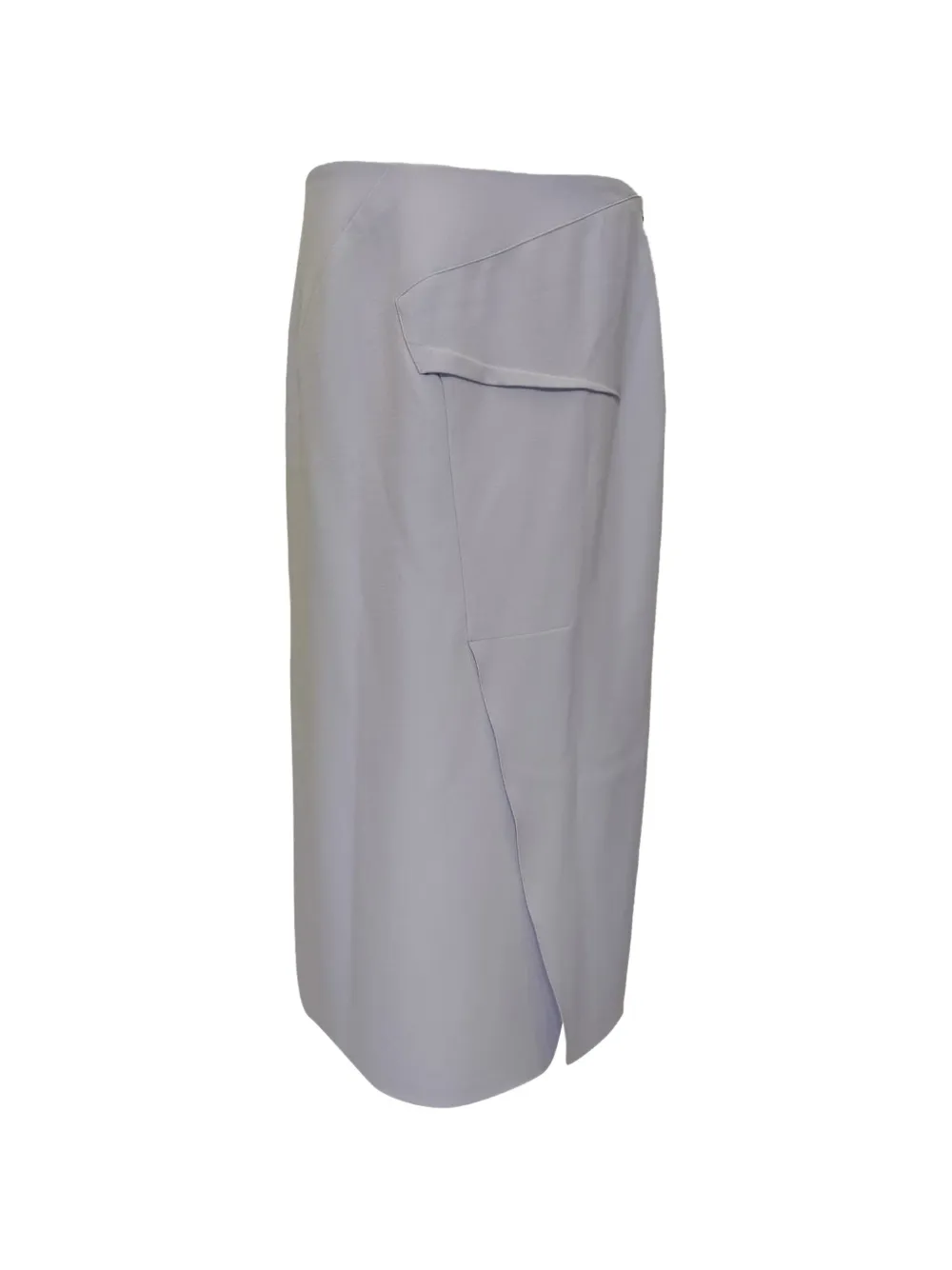 Roland Mouret Abrams folded midi skirt - Viola