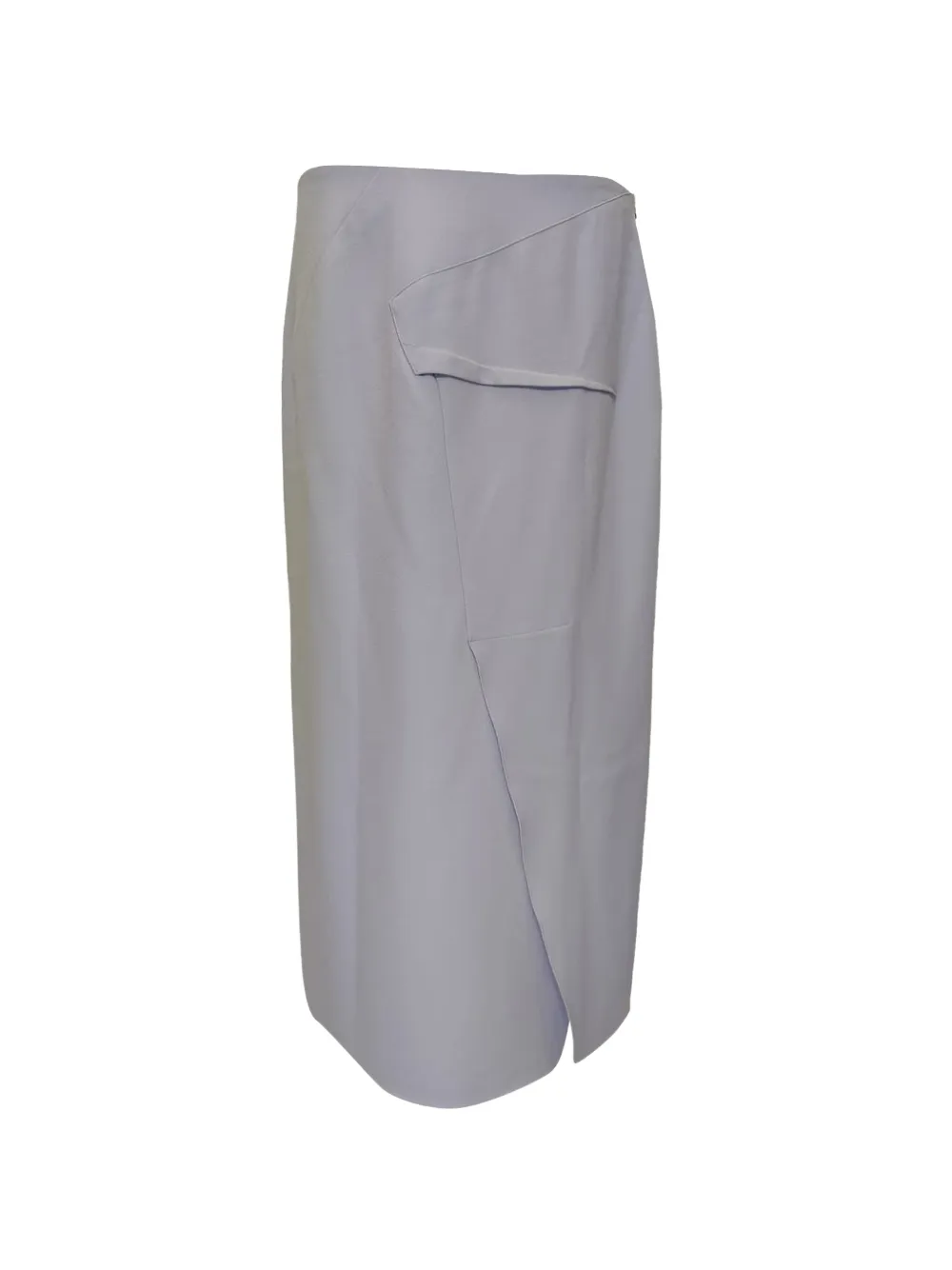 Roland Mouret Abrams folded midi skirt - Viola