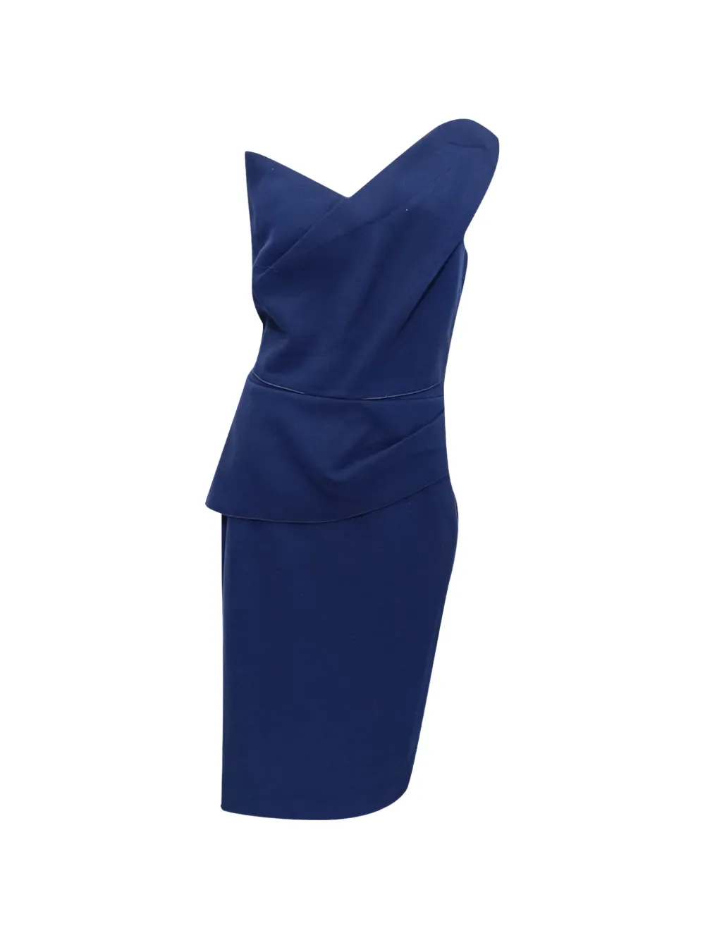 Roland Mouret One-shoulder midi dress - Blu