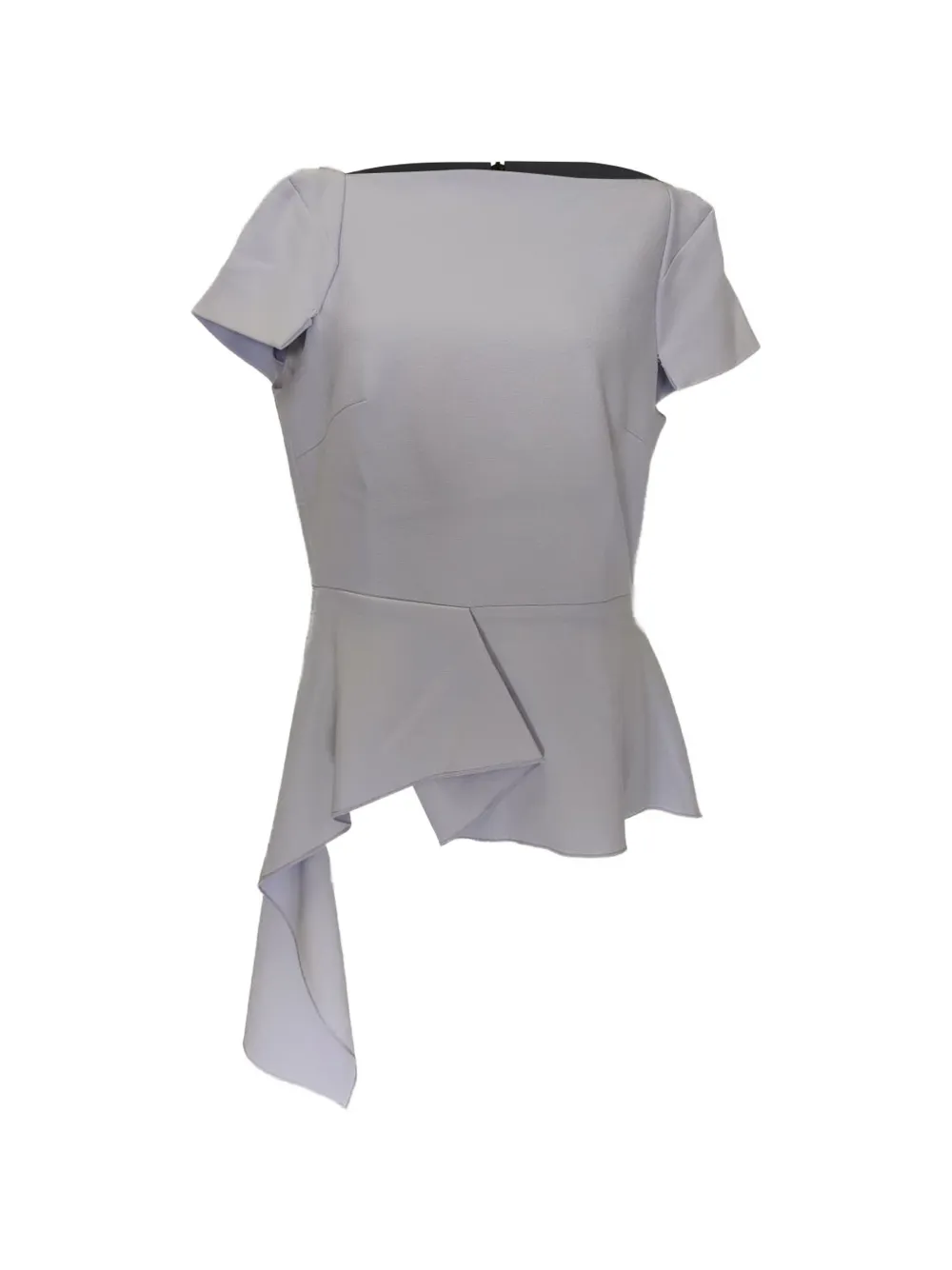 Roland Mouret Newhall draped peplum top - Viola