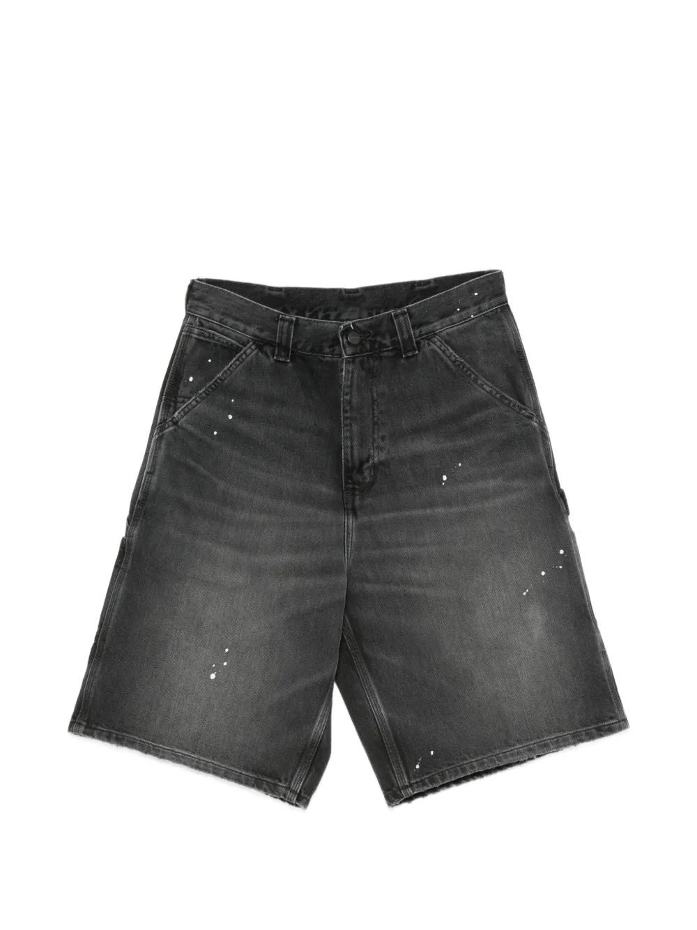 Carhartt WIP paint-splatter washed shorts - Grau