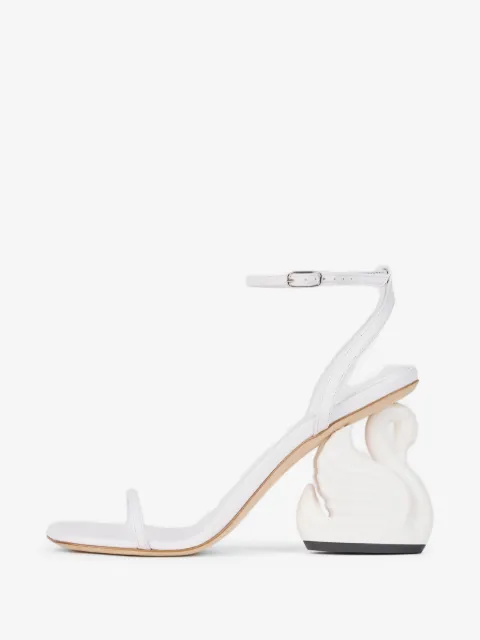 A.W.A.K.E. Mode Beta swan-heel sandals
