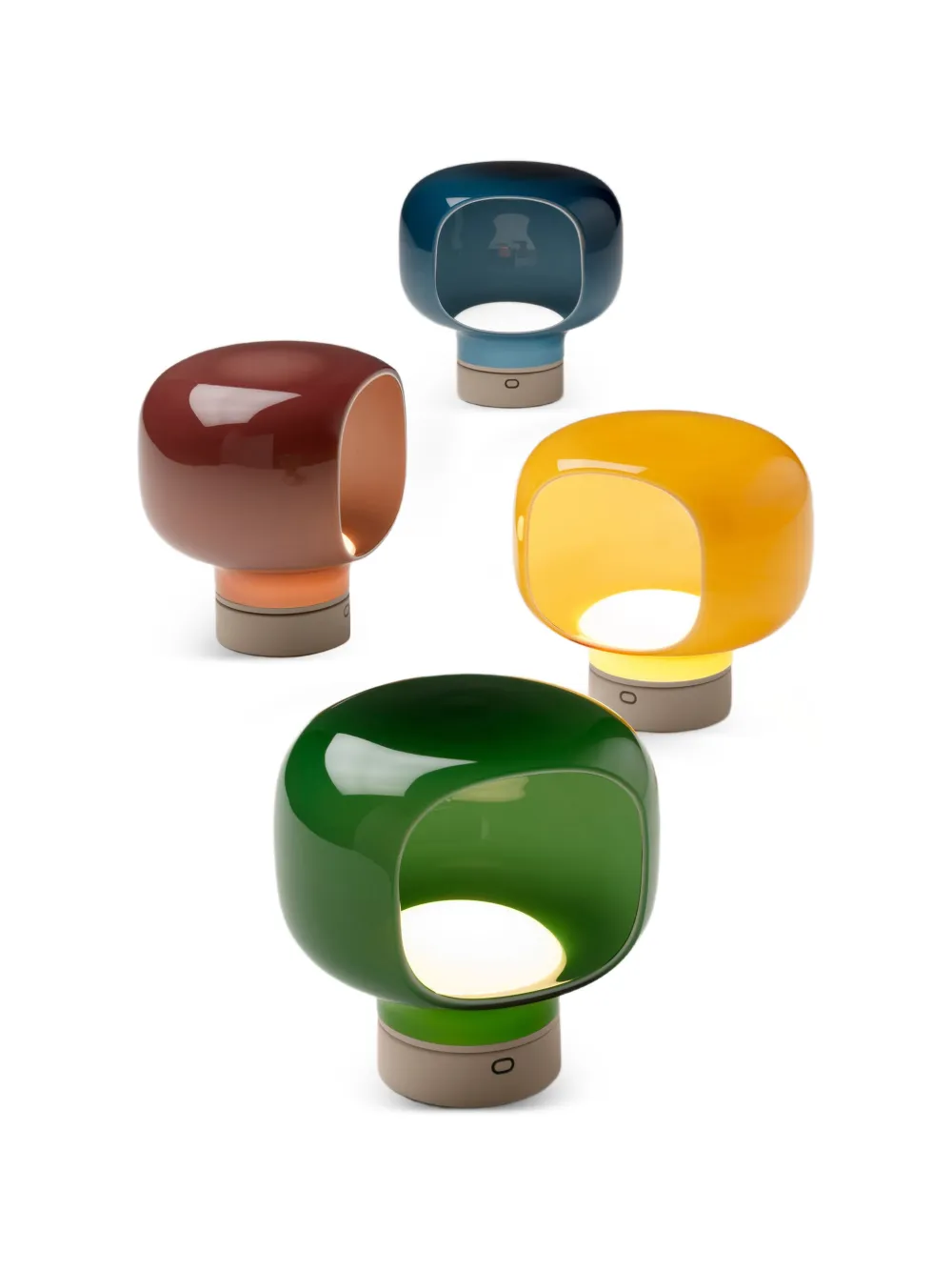 Nasonmoretti Lámpara De Mesa Mini Technicolour - Morado 