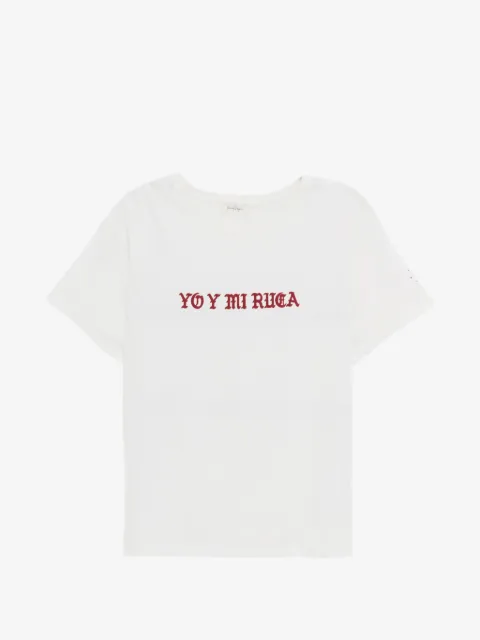 Second/Layer slogan-print short-sleeve T-shirt