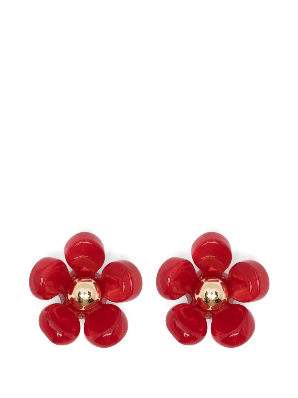 Kate Spade Summer Daze flower stud earrings - Oro