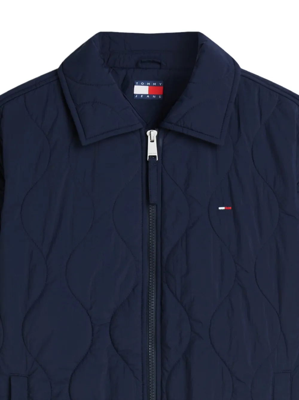 Tommy Hilfiger Gevoerd bomberjack met rits Blauw