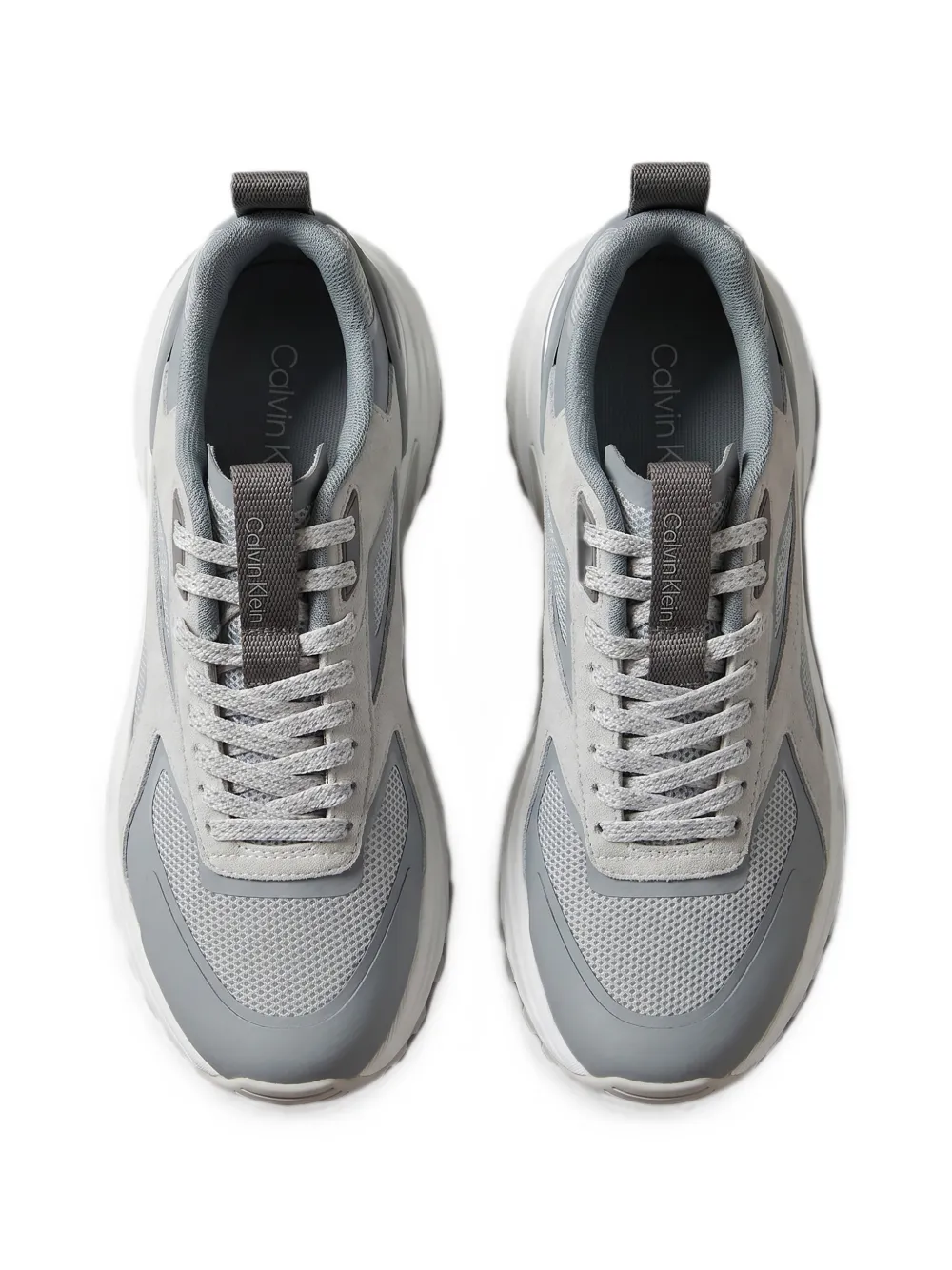 Calvin Klein panelled mesh sneakers Grijs