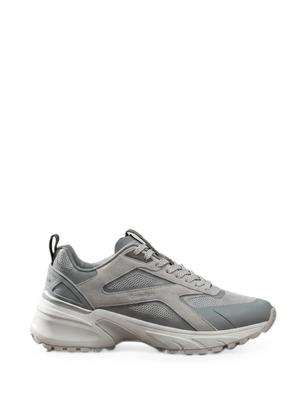 Calvin Klein panelled mesh sneakers Grijs