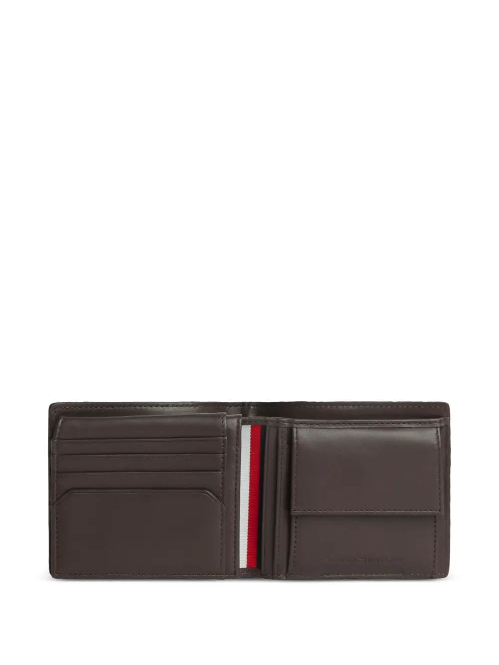 Tommy Hilfiger Leren portemonnee Bruin