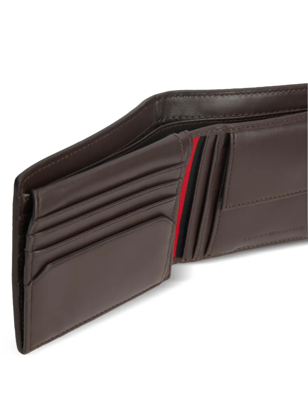 Tommy Hilfiger Leren portemonnee Bruin
