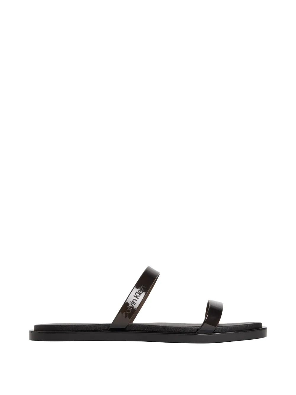 Calvin Klein double-strap slippers - Bianco