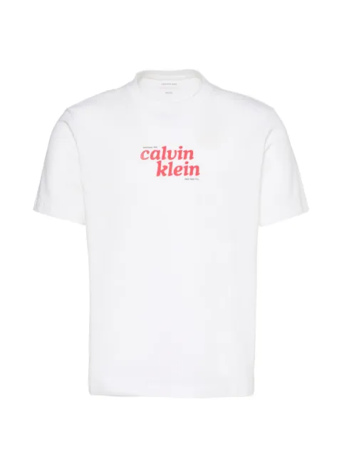 Calvin Klein logo-print crew-neck T-shirt