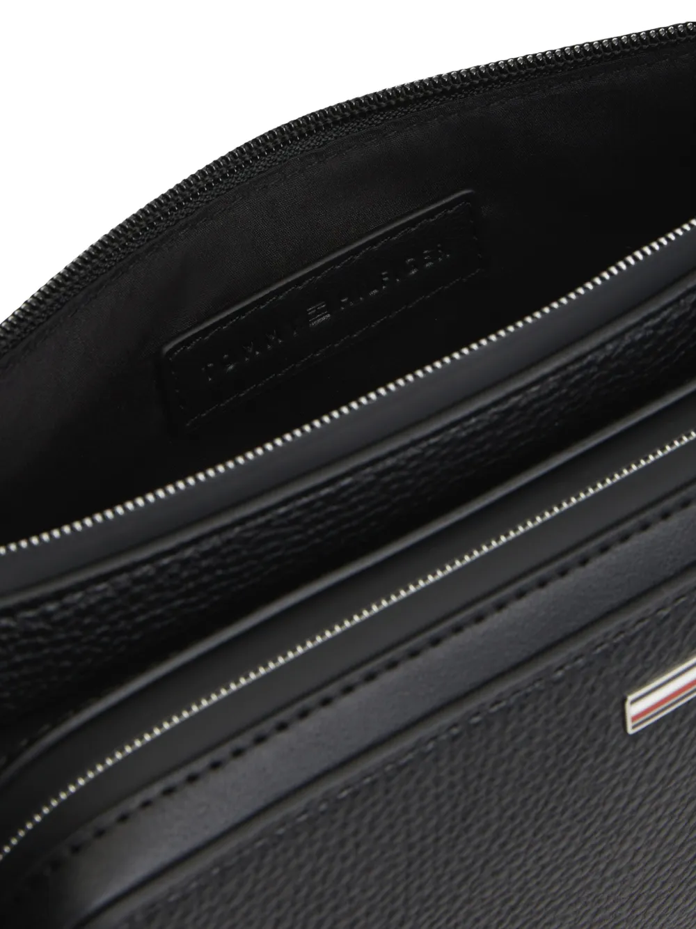 Tommy Hilfiger Heuptas met logoplakkaat Zwart