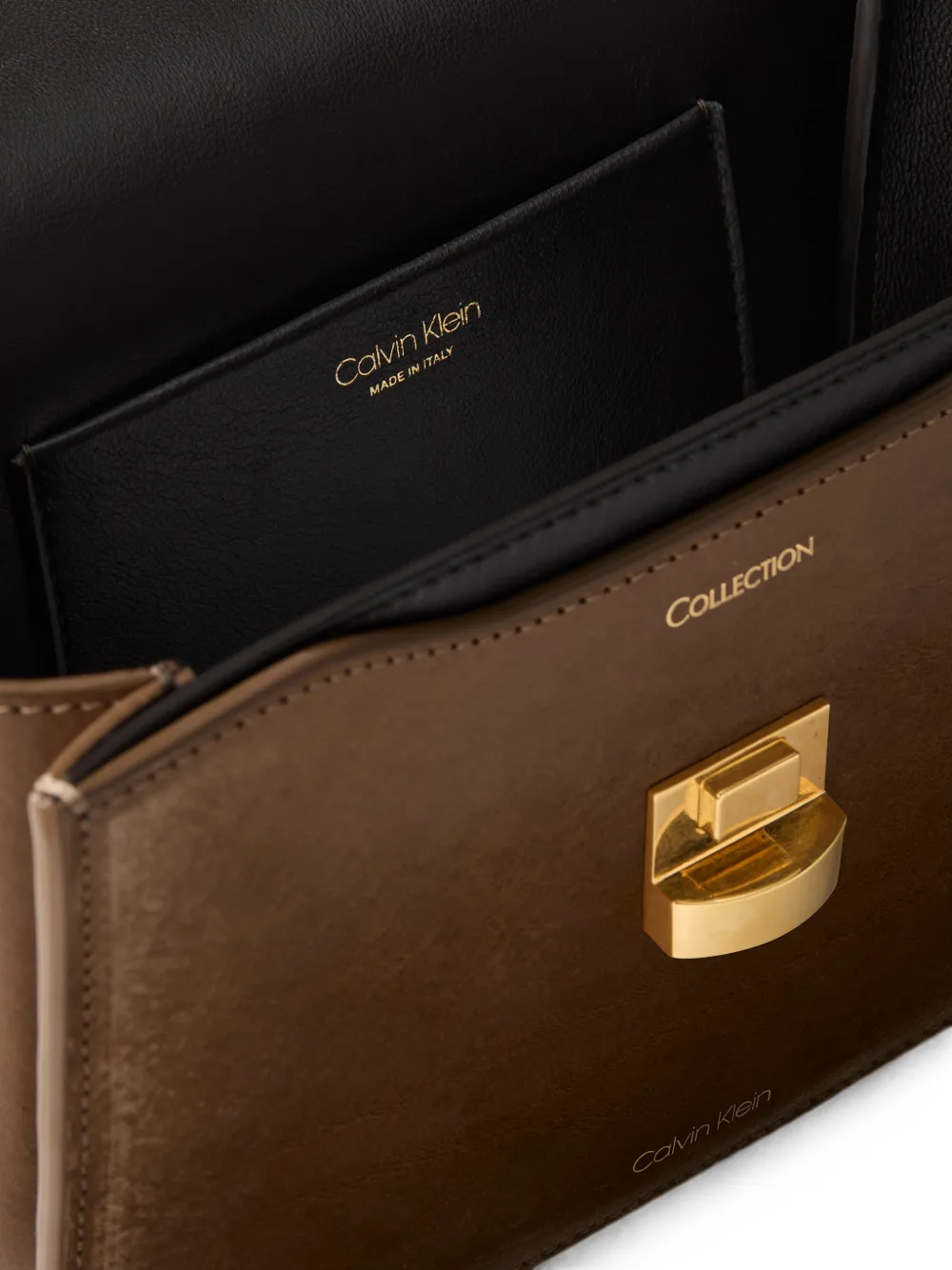 Calvin Klein Schoudertas met logoprint Bruin