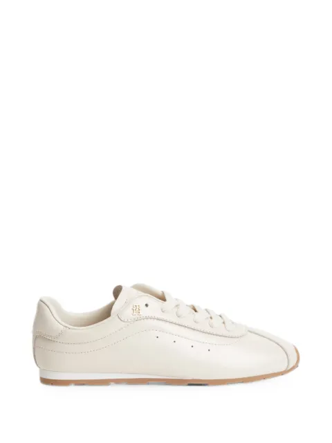 Tommy Hilfiger monogram leather sneakers