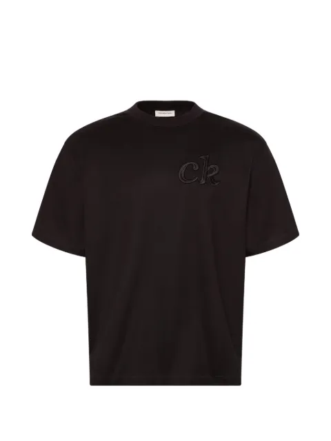 Calvin Klein logo-embroidered T-shirt